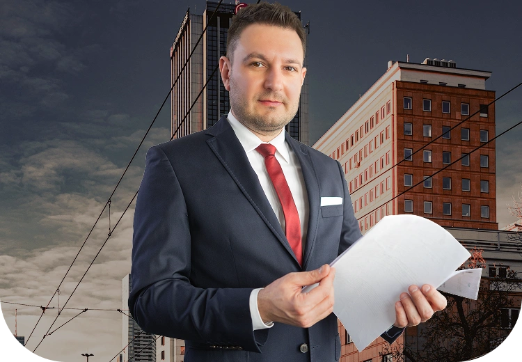 Szymon Bajorek właściciel kancelarii prawnej w Warszawie.