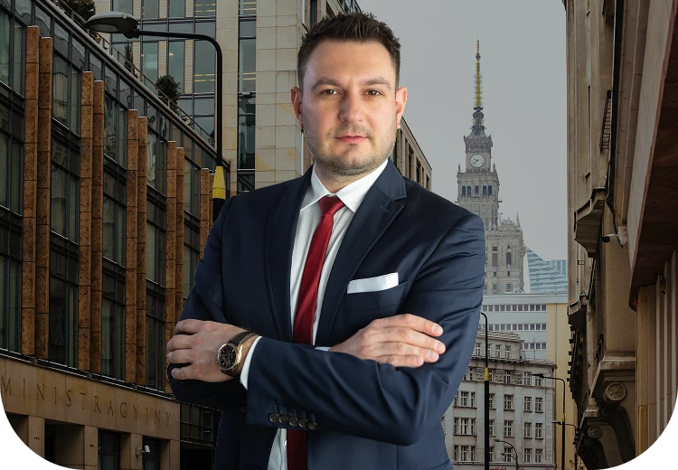 Szymon Bajorek właściciel kancelarii prawnej w Warszawie.
