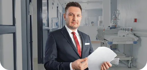 Szymon Bajorek właściciel kancelarii prawnej w Warszawie.