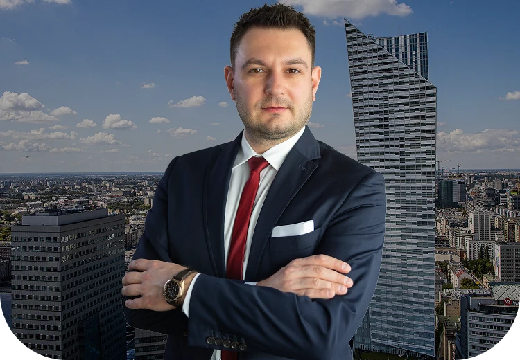 Szymon Bajorek właściciel kancelarii prawnej w Warszawie.