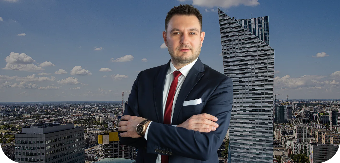 Szymon Bajorek właściciel kancelarii prawnej w Warszawie.