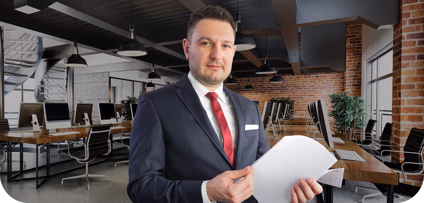 Szymon Bajorek właściciel kancelarii prawnej w Warszawie.