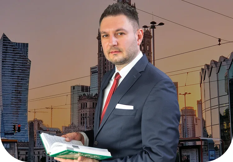 Szymon Bajorek właściciel kancelarii prawnej w Warszawie.