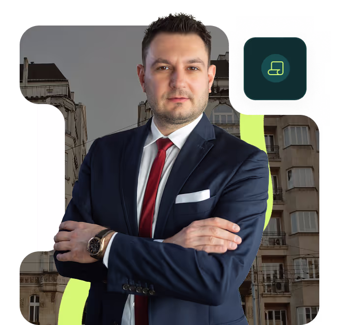 Szymon Bajorek właściciel kancelarii prawnej w Warszawie.