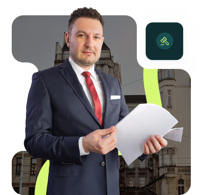 Szymon Bajorek właściciel kancelarii prawnej w Warszawie.