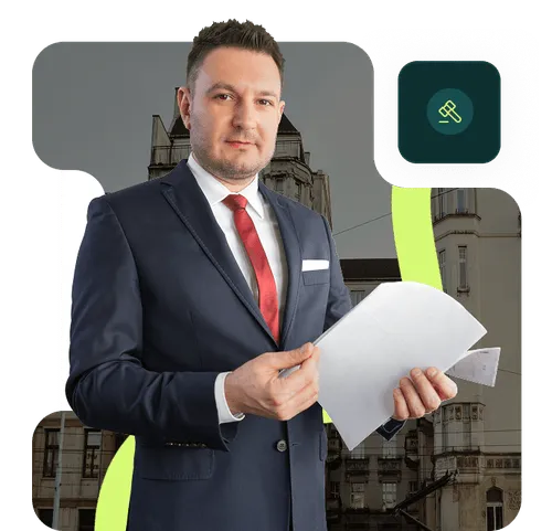 Szymon Bajorek właściciel kancelarii prawnej w Warszawie.