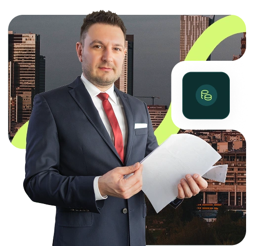 Adwokat Szymon Bajorek właściciel kancelarii prawnej w Warszawie.