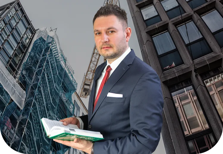 Szymon Bajorek właściciel kancelarii prawnej w Warszawie.