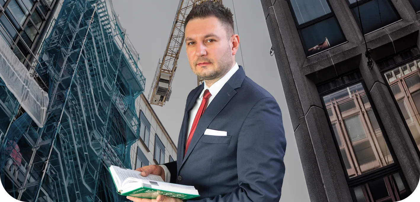 Szymon Bajorek właściciel kancelarii prawnej w Warszawie.