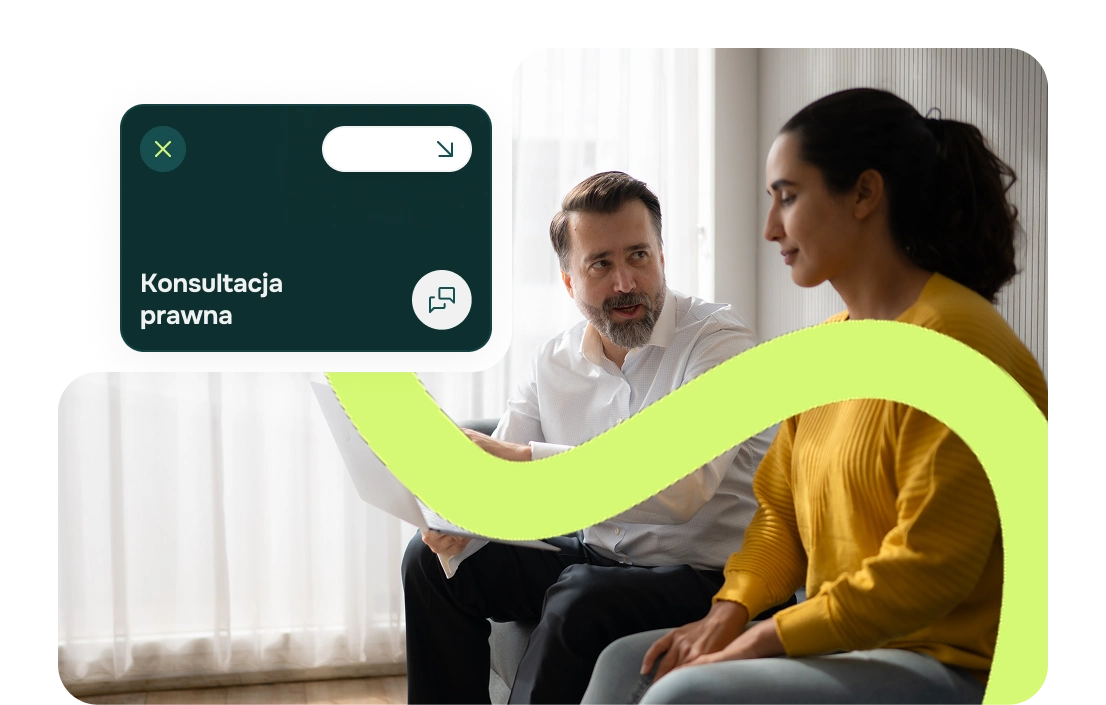 Adwokat analizujący dokumenty z klientem w sprawie o odszkodowanie.